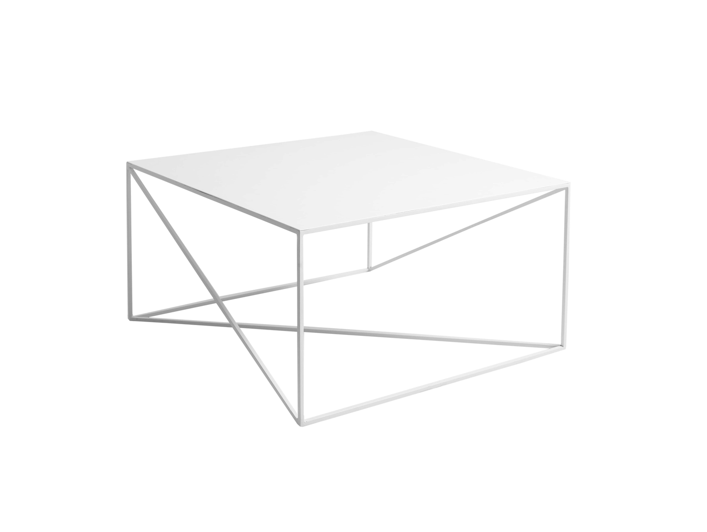 Levně Konferenční stolek 100x100 Memo Metal - CustomForm