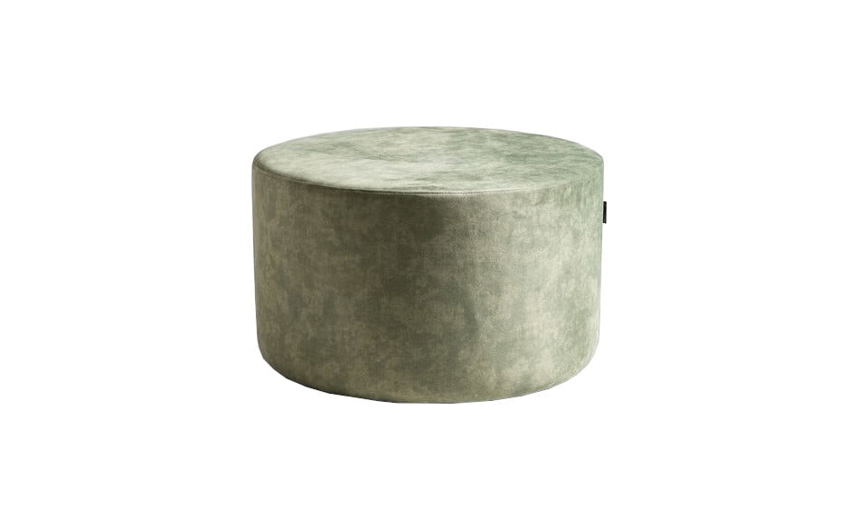 

Kulatá čalouněná podnožka do obývacího pokoje Sari 70x45 - CustomForm
