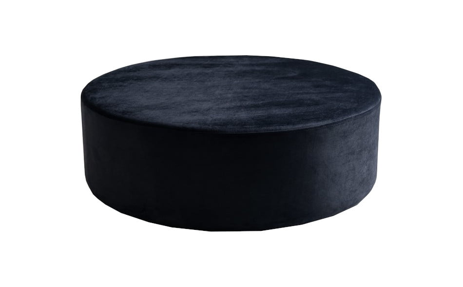 

Kulatá čalouněná podnožka do obývacího pokoje Sari 100x35 - CustomForm