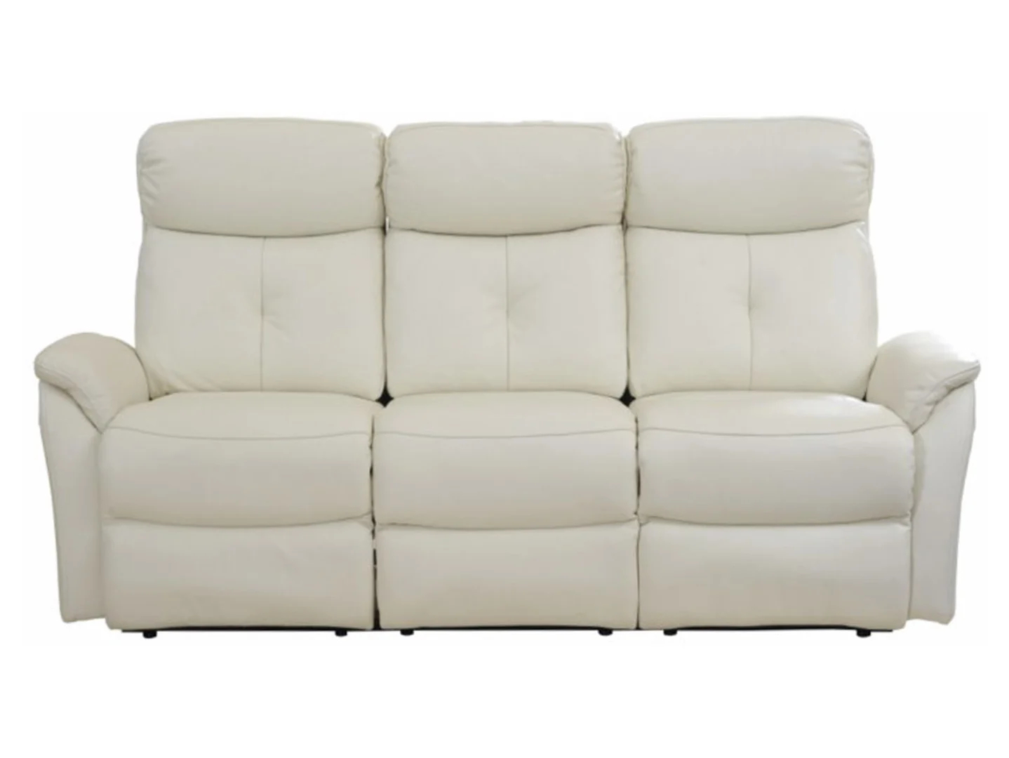 Levně Pohovka Korfu pro 3 osoby s manuální relaxační funkcí - Black Red White - BRW