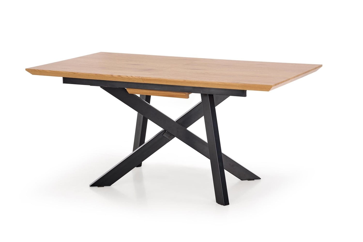 

Rozkládací stůl Capital 180-240 cm dub zlatý s černou - Halmar
