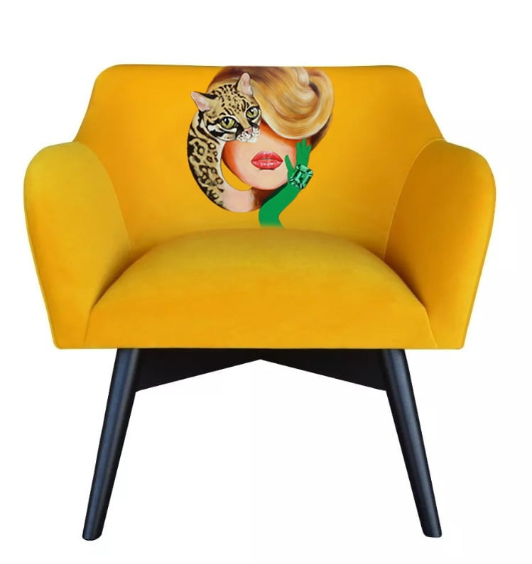 

Křeslo POP-ART Jungle Lady - Happy Barok