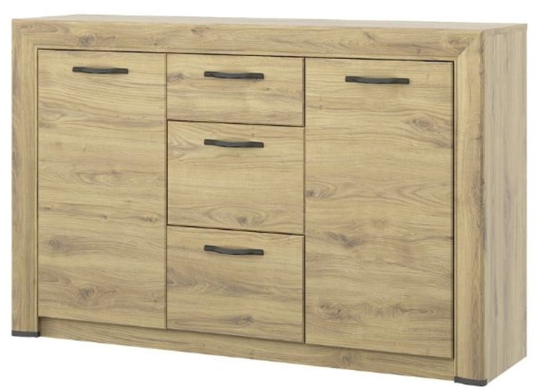 Komoda se skříňkami a zásuvkami do obývacího pokoje Sapori - Mebelbos