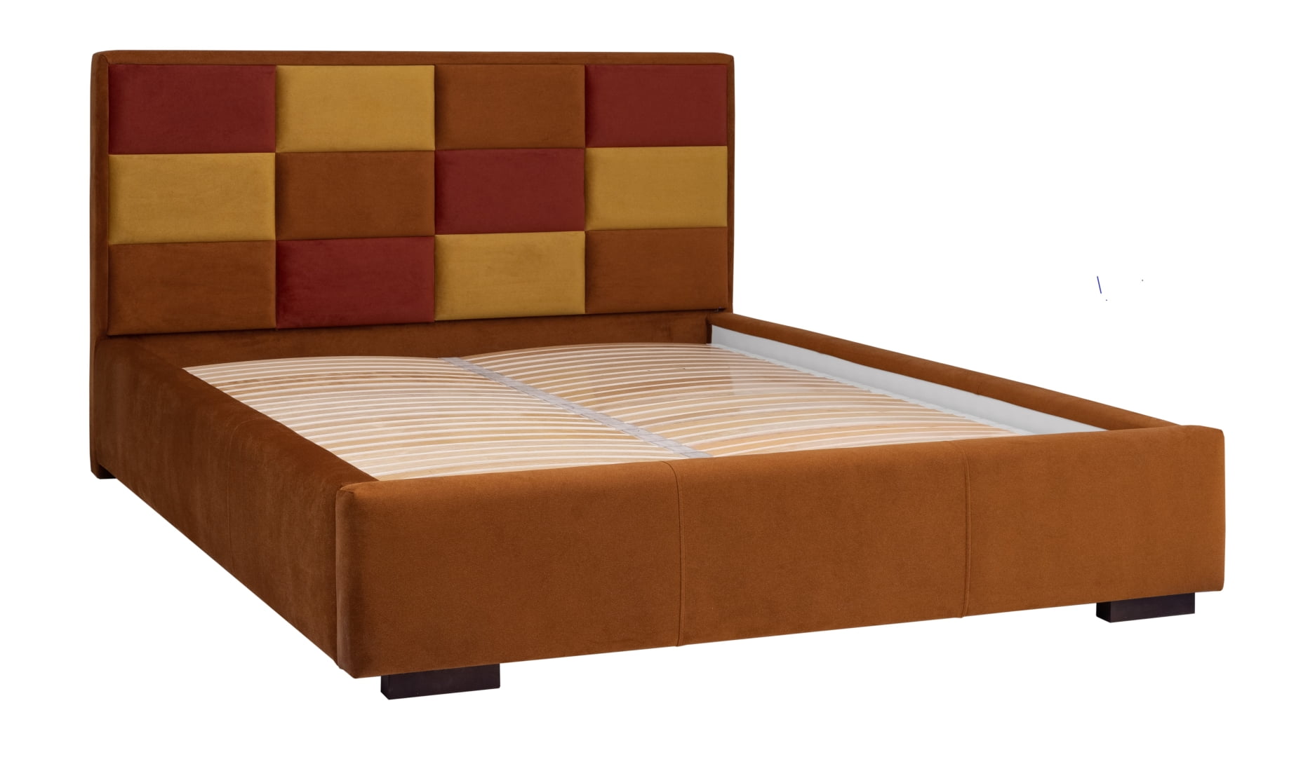 

Čalouněná postel Choco 140x200 se zvedacím roštem a úložným prostorem - Hauss