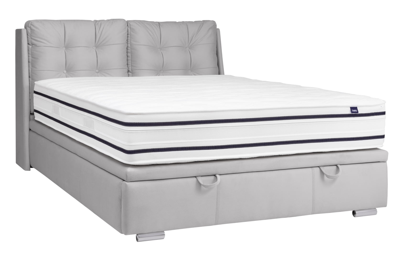 Kontinentální postel Novio 200x200 s úložným prostorem - Hauss