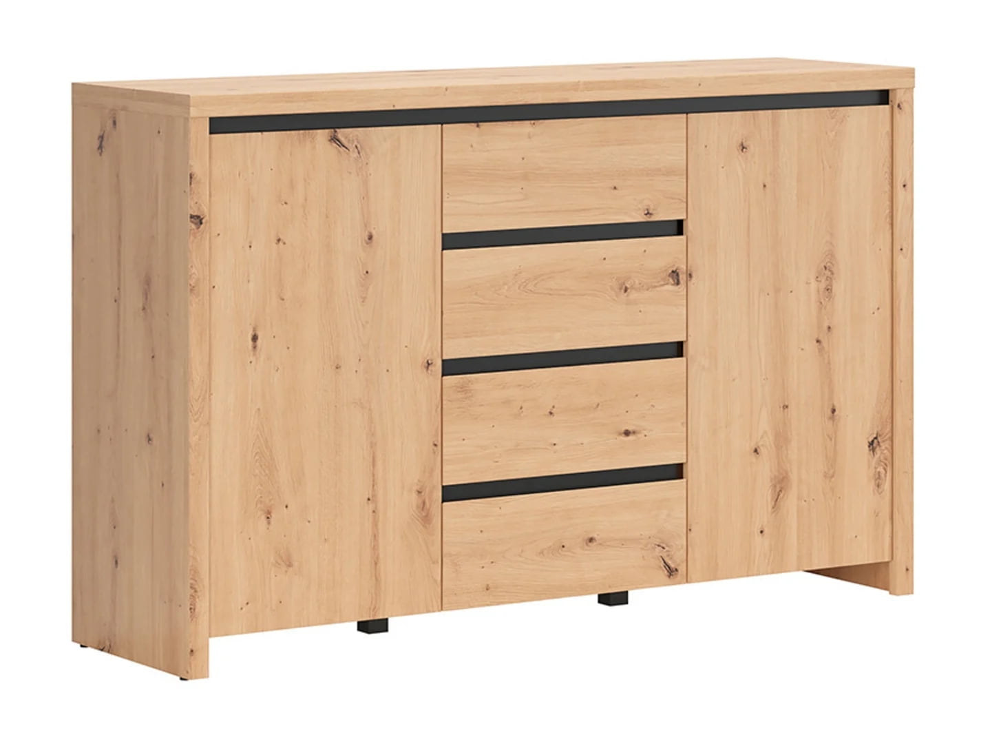 

Komoda Larios - Black Red White - BRW