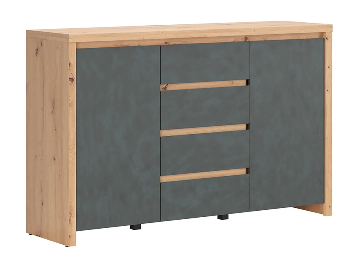 Komoda Larios - Black Red White - BRW