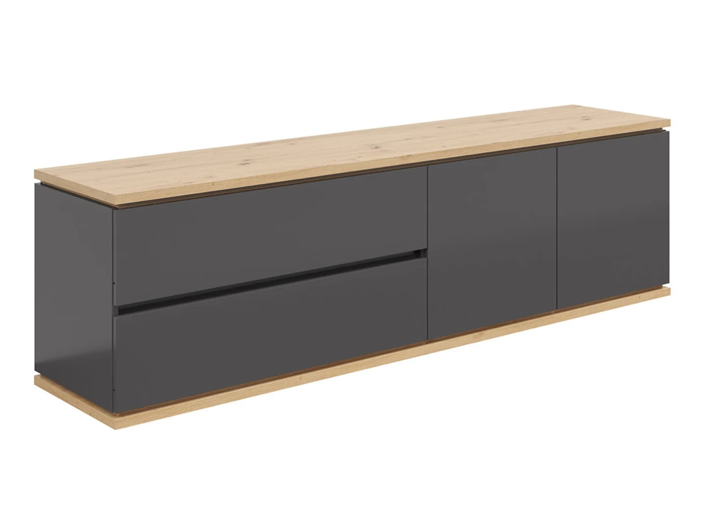 

TV stolek Yamael - Black Red White - BRW