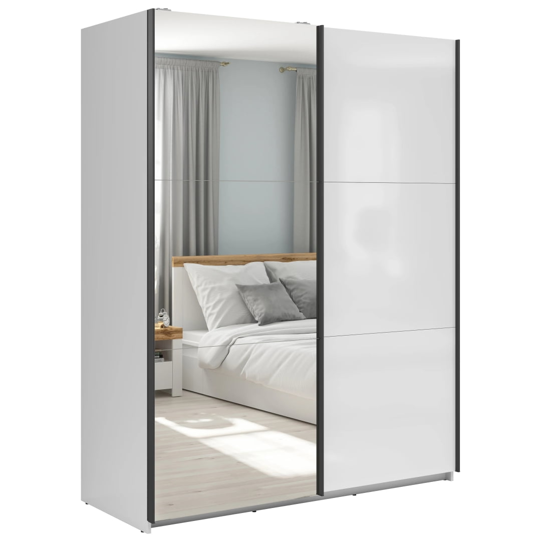 

Šatní skříň Tetrix - Black Red White - BRW