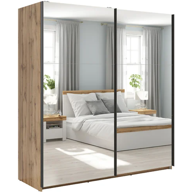 

Šatní skříň Tetrix - Black Red White - BRW