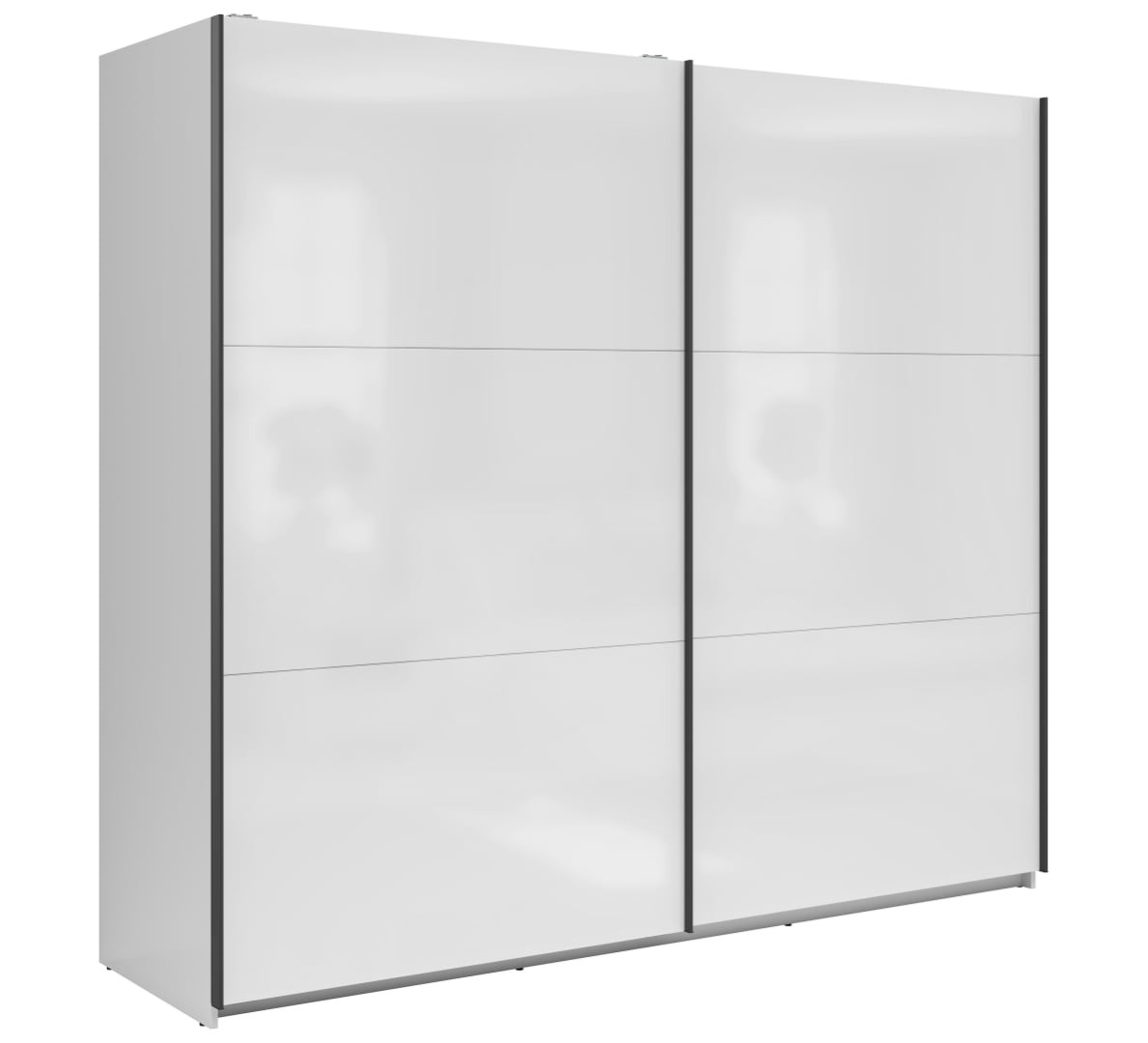 Šatní skříň Tetrix - Black Red White - BRW