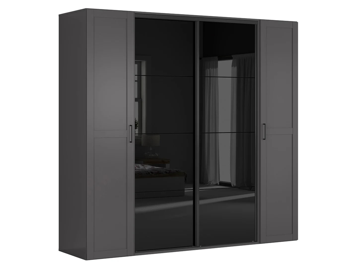 

Skříň Flex 250 - Black Red White - BRW