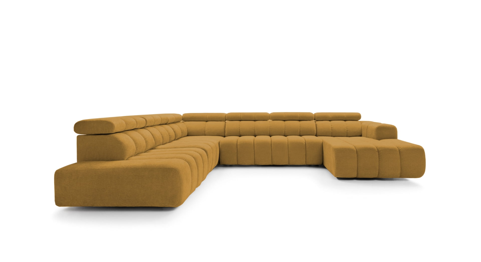 

Rohová pohovka levá Zürich U s elektrickým výsuvem sedáku - Puszman