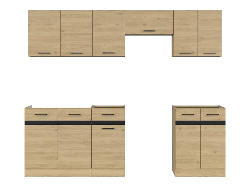 

Kuchyňská linka 240 Junona - Black Red White - BRW