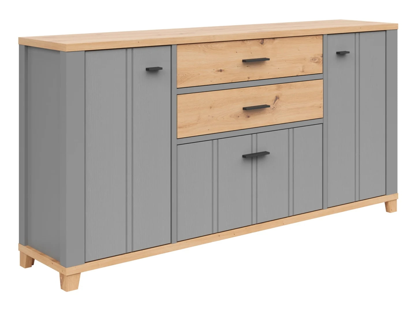 

Komoda Hygge - Black Red White - BRW