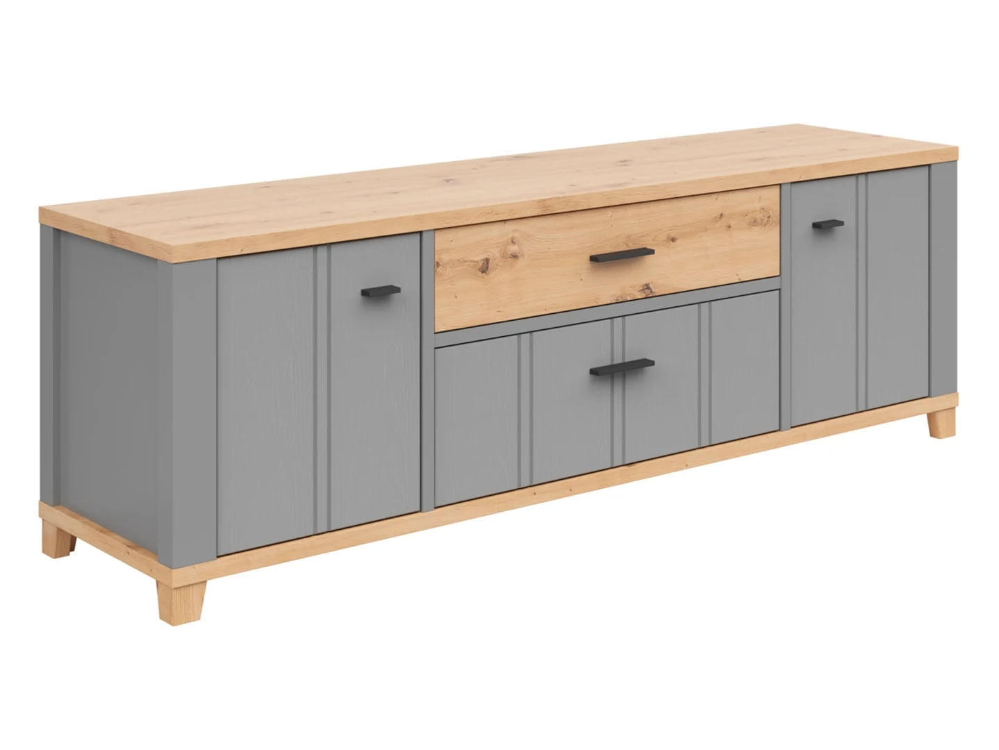 

TV stolek Hygge - Black Red White - BRW