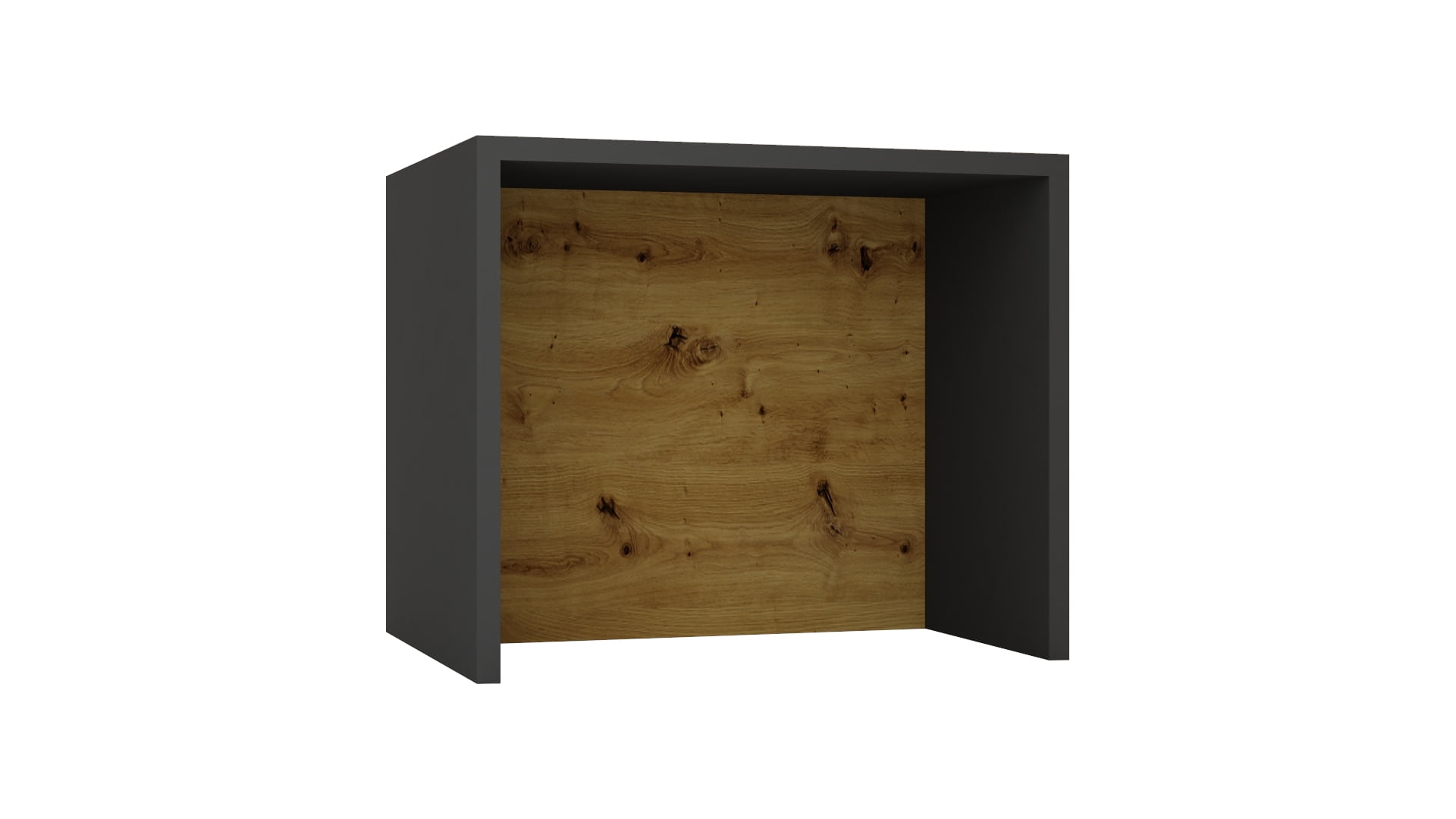 Kuchyňský ostrůvek 97 Šedý grafit / dub artisan - Stolkar