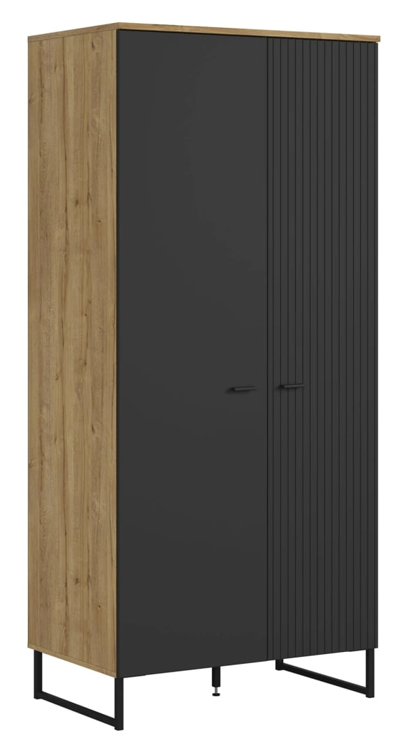 

Šatní skříň Zenda - Black Red White - BRW