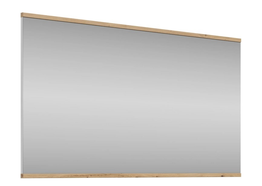 Levně Nástěnné zrcadlo Yamael 135cm - Black Red White - BRW