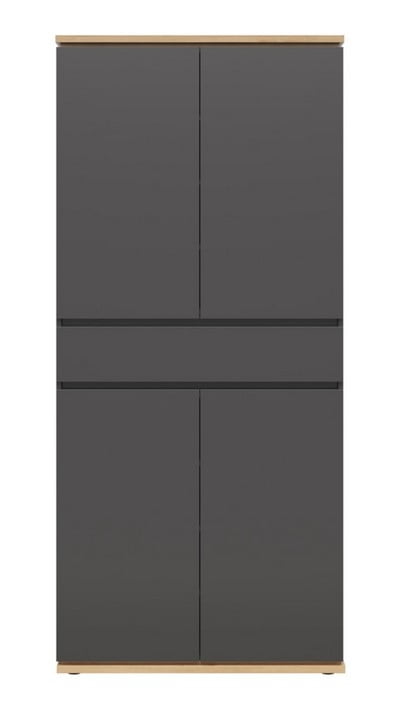 

Předsíňový regál Yamael - Black Red White - BRW