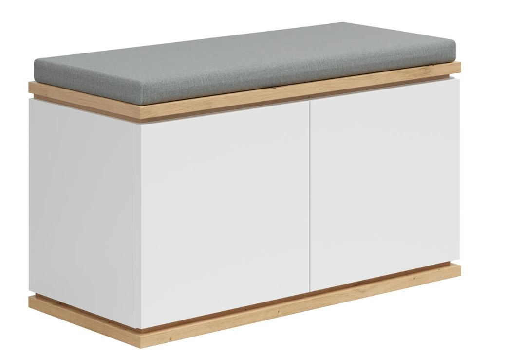 Levně Botník se sedákem Yamael - Black Red White - BRW