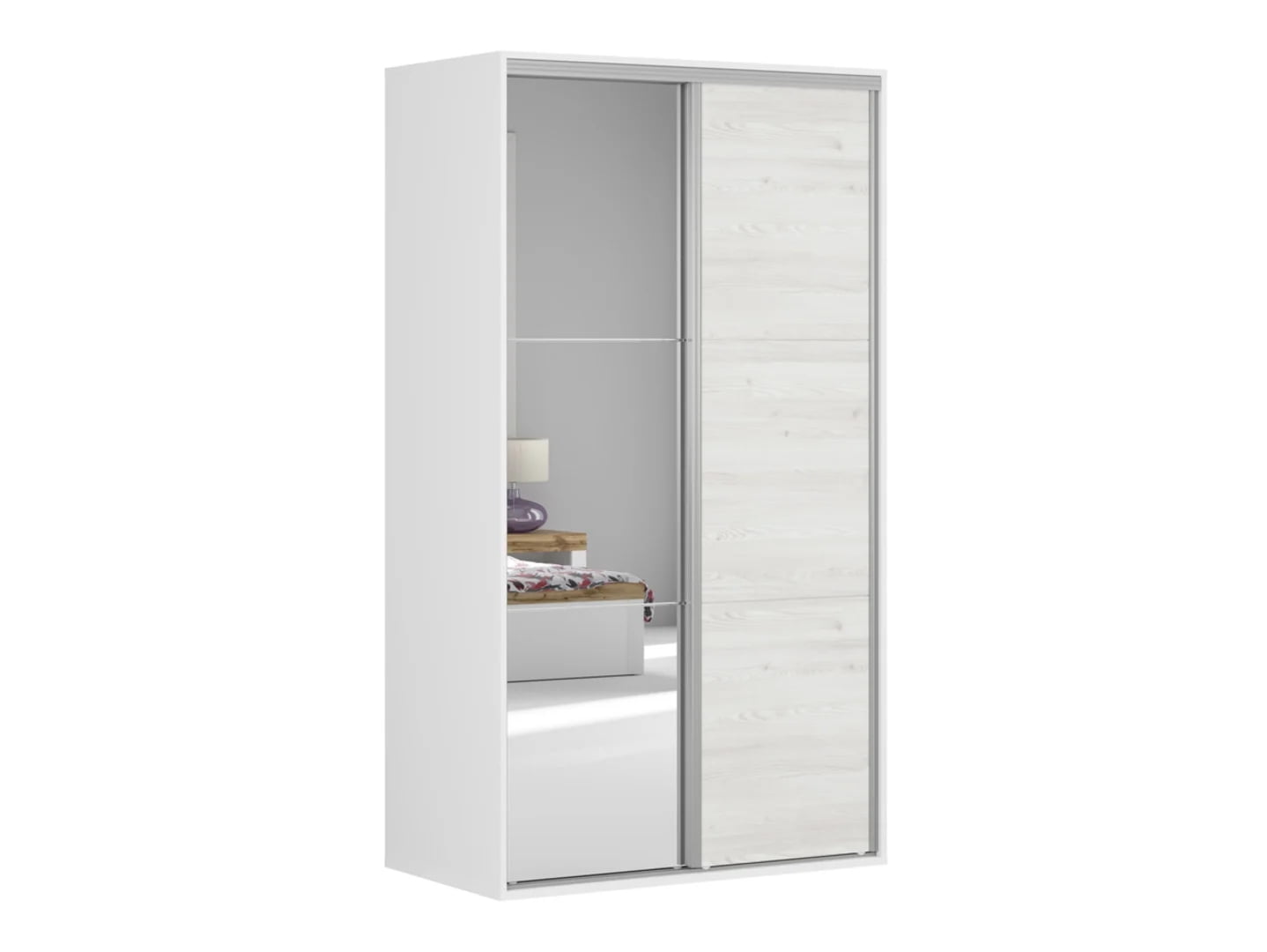 Skříň 120 Flex - Black Red White - BRW
