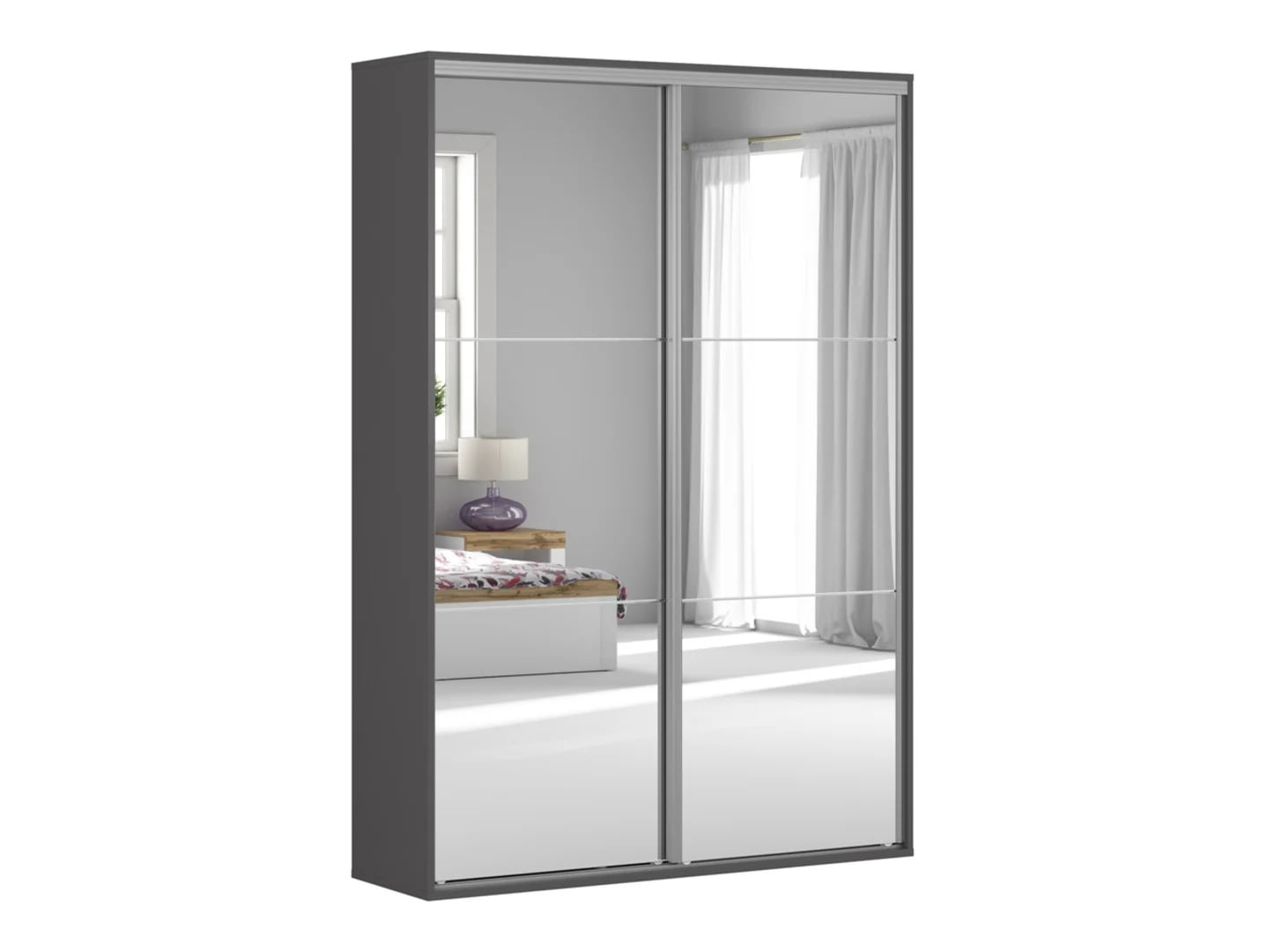 

Skříň 151 Flex - Black Red White - BRW