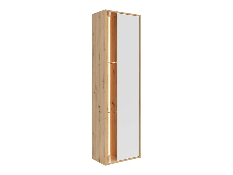 Levně Regál Gap 52 cm s dvířky - Black Red White - BRW