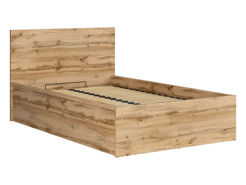 Levně Postelová sestava do ložnice Tetrix B 120 a matrace Merida - Black Red White - BRW