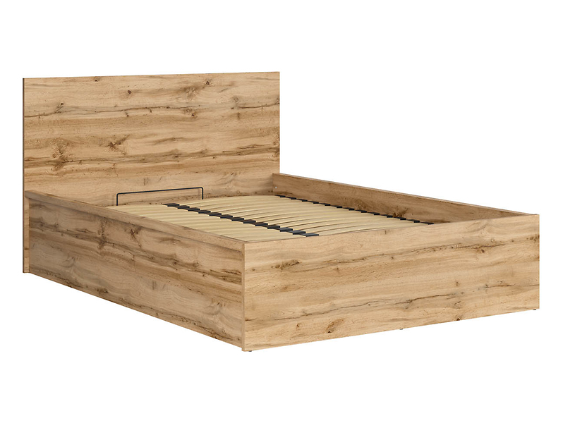 Levně Sada postel do ložnice Tetrix B 140 a matrace Merida - Black Red White - BRW