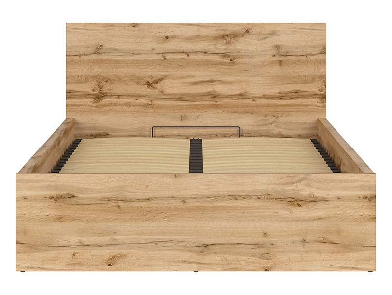 Levně Postel do ložnice Tetrix B 160 a matrace Merida - Black Red White - BRW