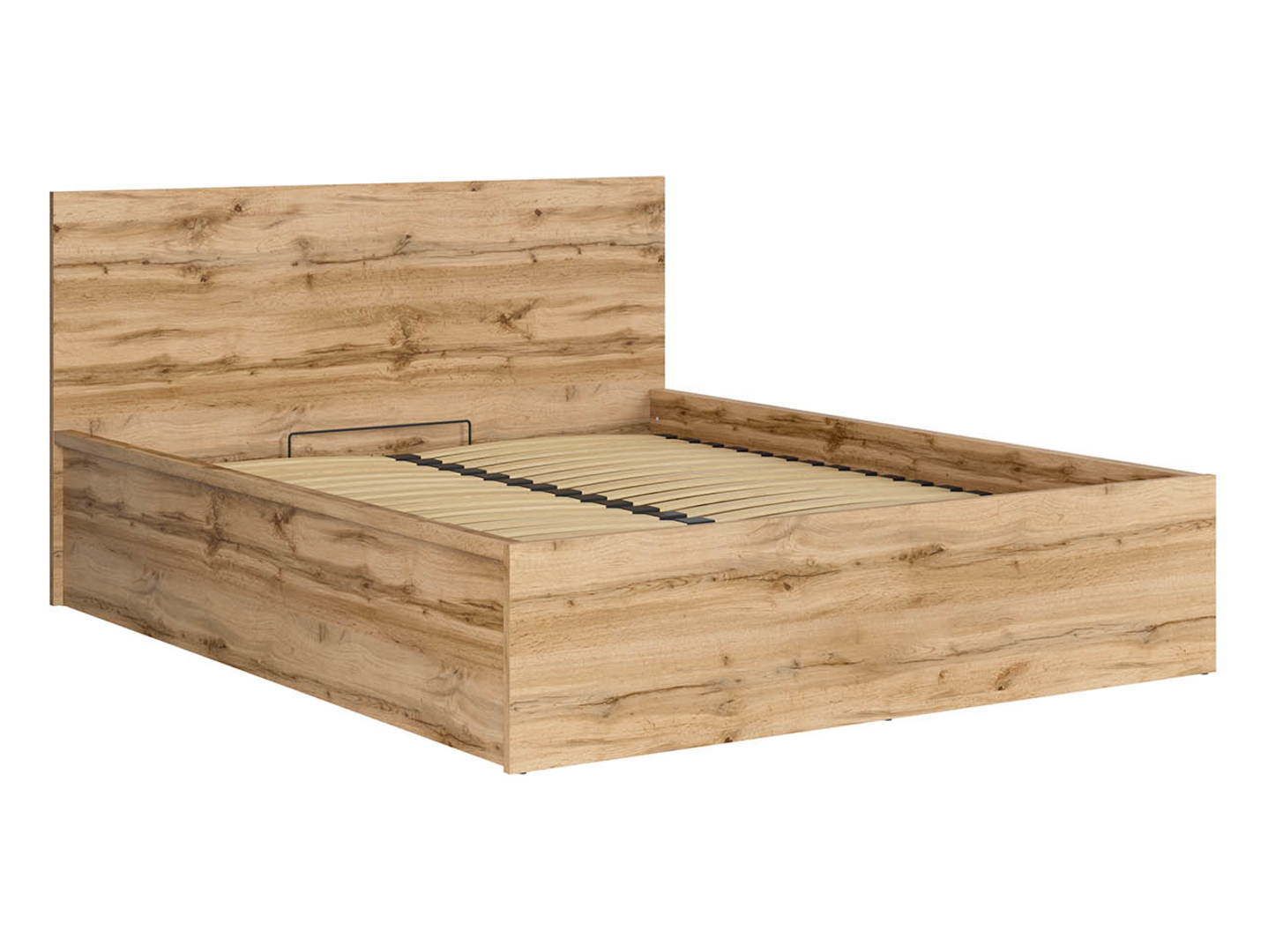 Levně Sestava postel Tetrix 160x200 cm s roštem a matrací Ceres - Black Red White - BRW
