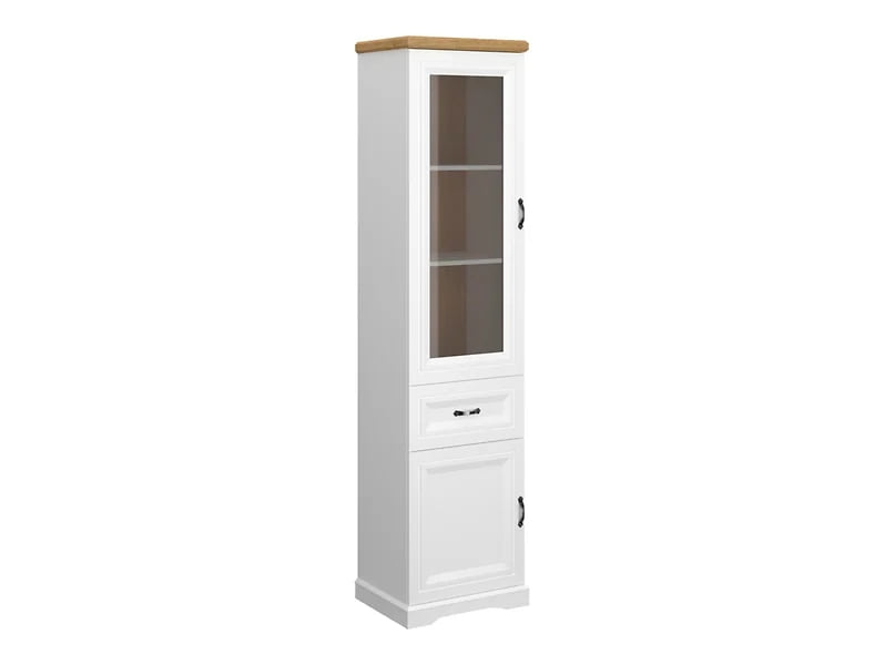 

Vitrína Riva 52 cm se 2 skříňkami a zásuvkou - Black Red White - BRW