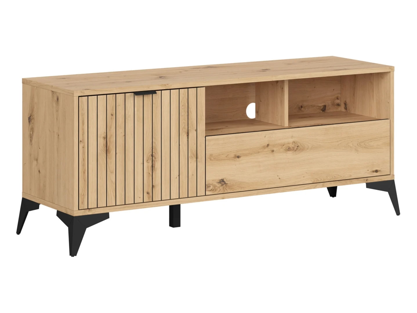 

TV stolek Lamea - Black Red White - BRW