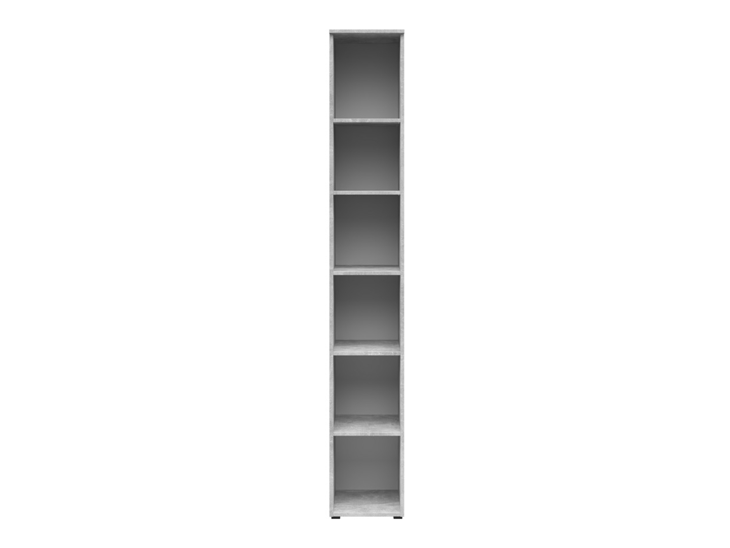 Levně Regál MultiDo 30 cm s 6 policemi - Black Red White - BRW