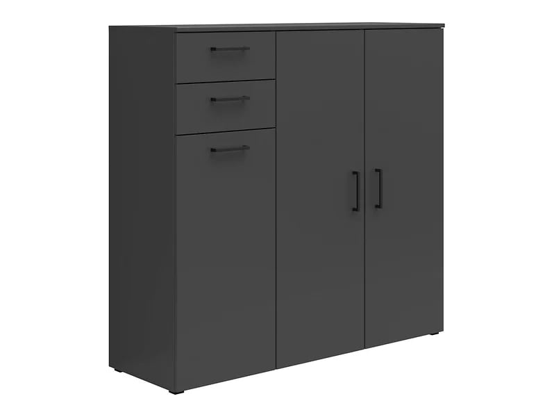 

Komoda MultiDo 120 cm se 2 zásuvkami a 2 skříňkami - Black Red White - BRW