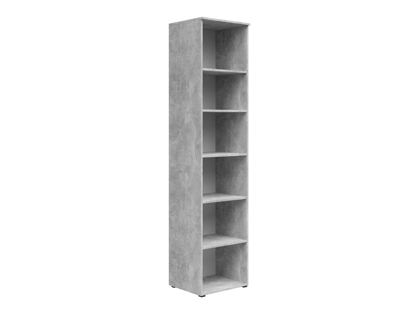 Levně Regál MultiDo 45 cm s 6 policemi - Black Red White - BRW