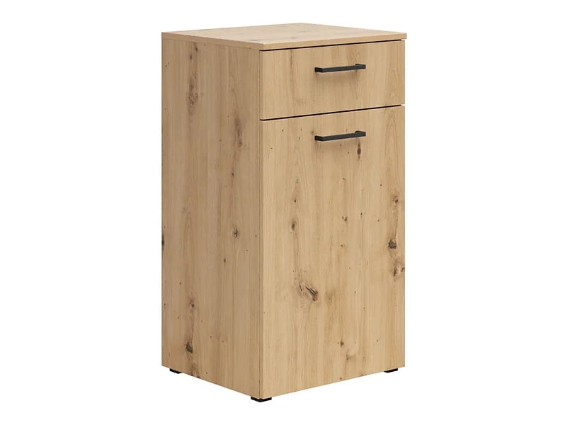 Komoda MultiDo 45 cm s dvířky a zásuvkou - Black Red White - BRW