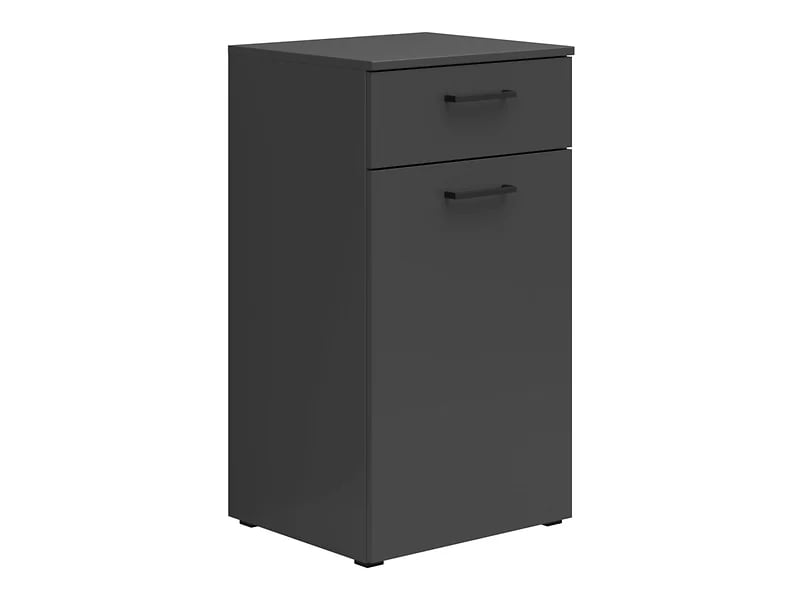 Komoda MultiDo 45 cm s dvířky a zásuvkou - Black Red White - BRW