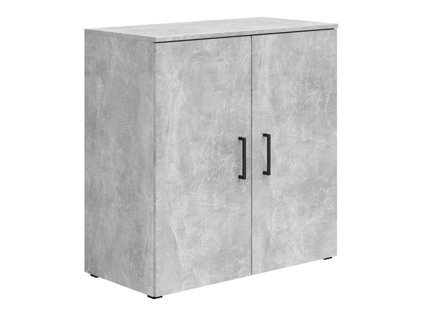 Levně Dvoudveřová skříň MultiDo 80 cm - Black Red White - BRW