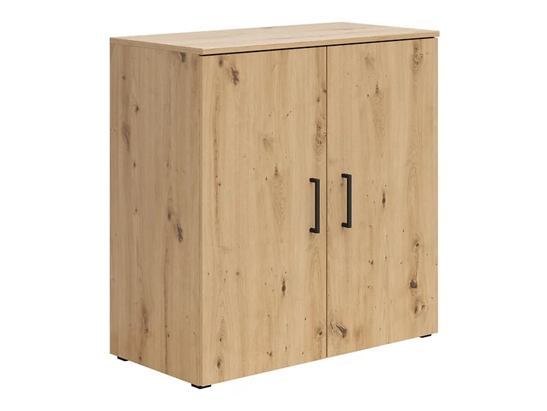 

Dvoudveřová skříň MultiDo 80 cm - Black Red White - BRW