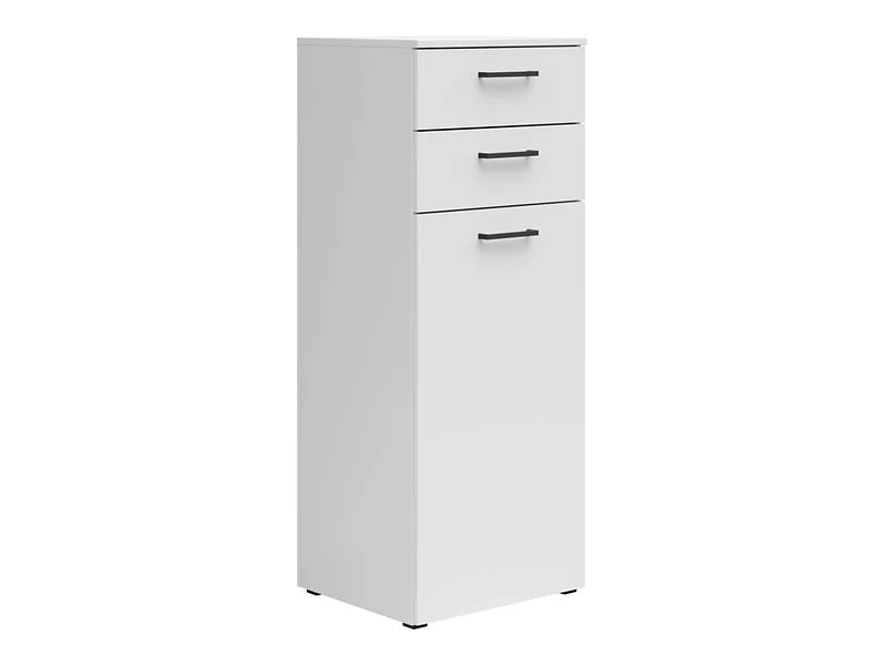 Komoda MultiDo 45 cm se skříňkou a 2 zásuvkami - Black Red White - BRW