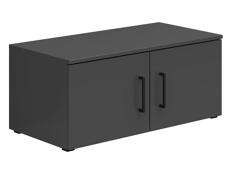 

Dvoudveřová skříňka MultiDo 80 cm - Black Red White - BRW
