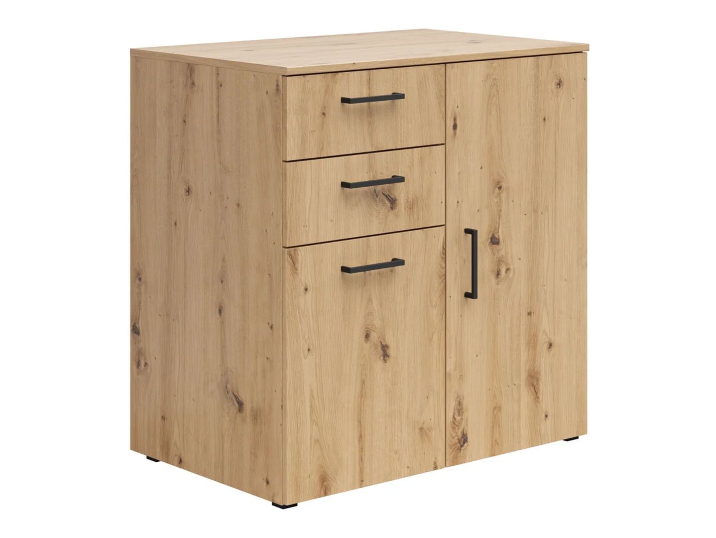 

Komoda MultiDo 80 cm se 2 skříňkami a 2 zásuvkami - Black Red White - BRW