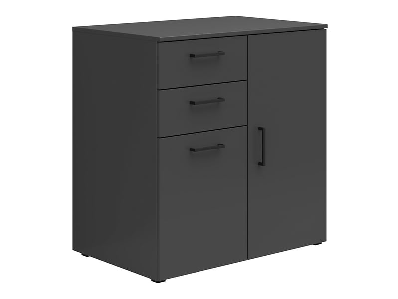 

Komoda MultiDo 80 cm se 2 skříňkami a 2 zásuvkami - Black Red White - BRW