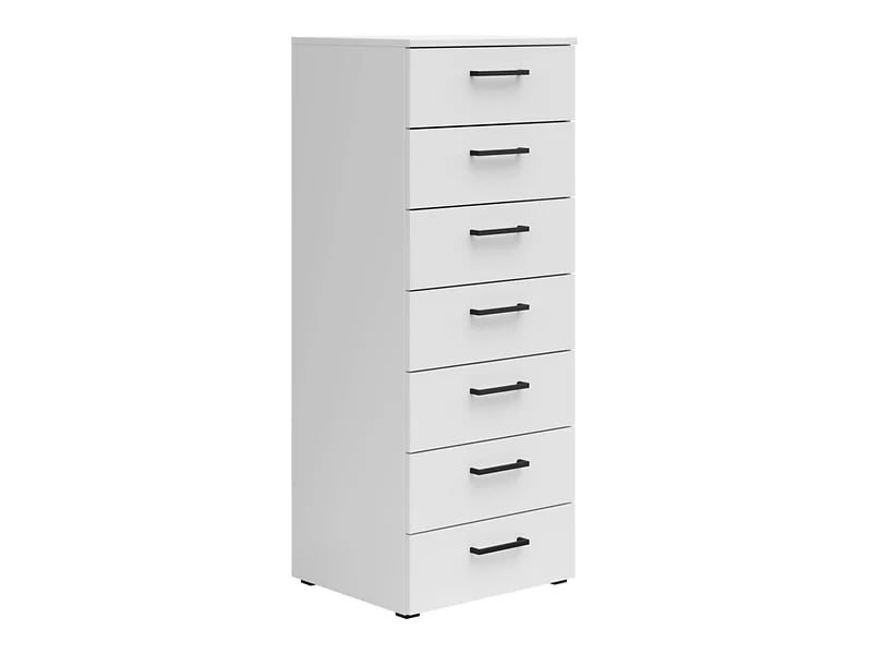 Komoda MultiDo 45 cm se 7 zásuvkami - Black Red White - BRW