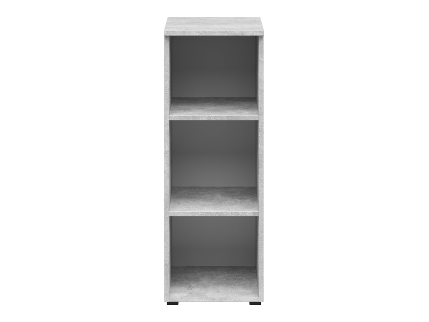 Levně Regál MultiDo 30 cm se 3 policemi. - Black Red White - BRW