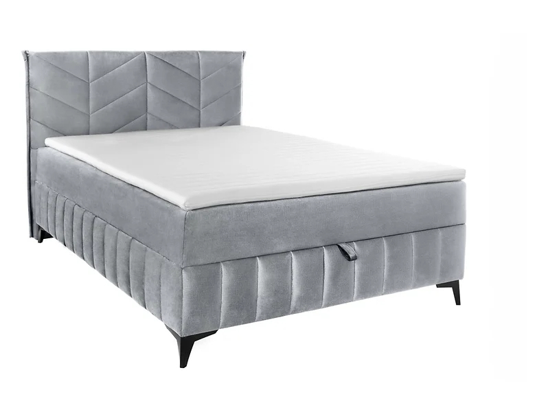 Levně Kontinentální postel typu boxspring 140 Sia - Black Red White - BRW