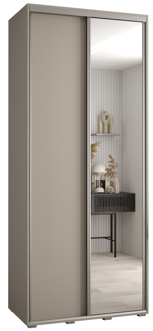 Levně Posuvná skříň se zrcadlem Dakota 3 120 60 hloubky - Abiks Meble