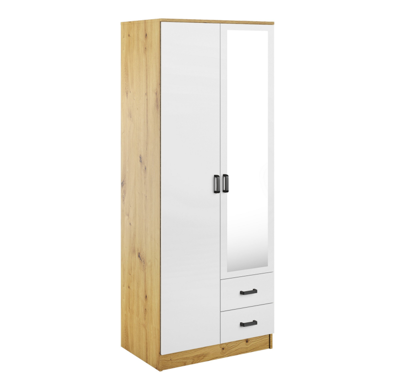 

Dvoudveřová skříň se zrcadlem Kami - Mebelbos